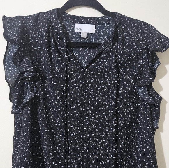 Nordstrom Rack Polka Dot Blouse - Picture 2 of 3